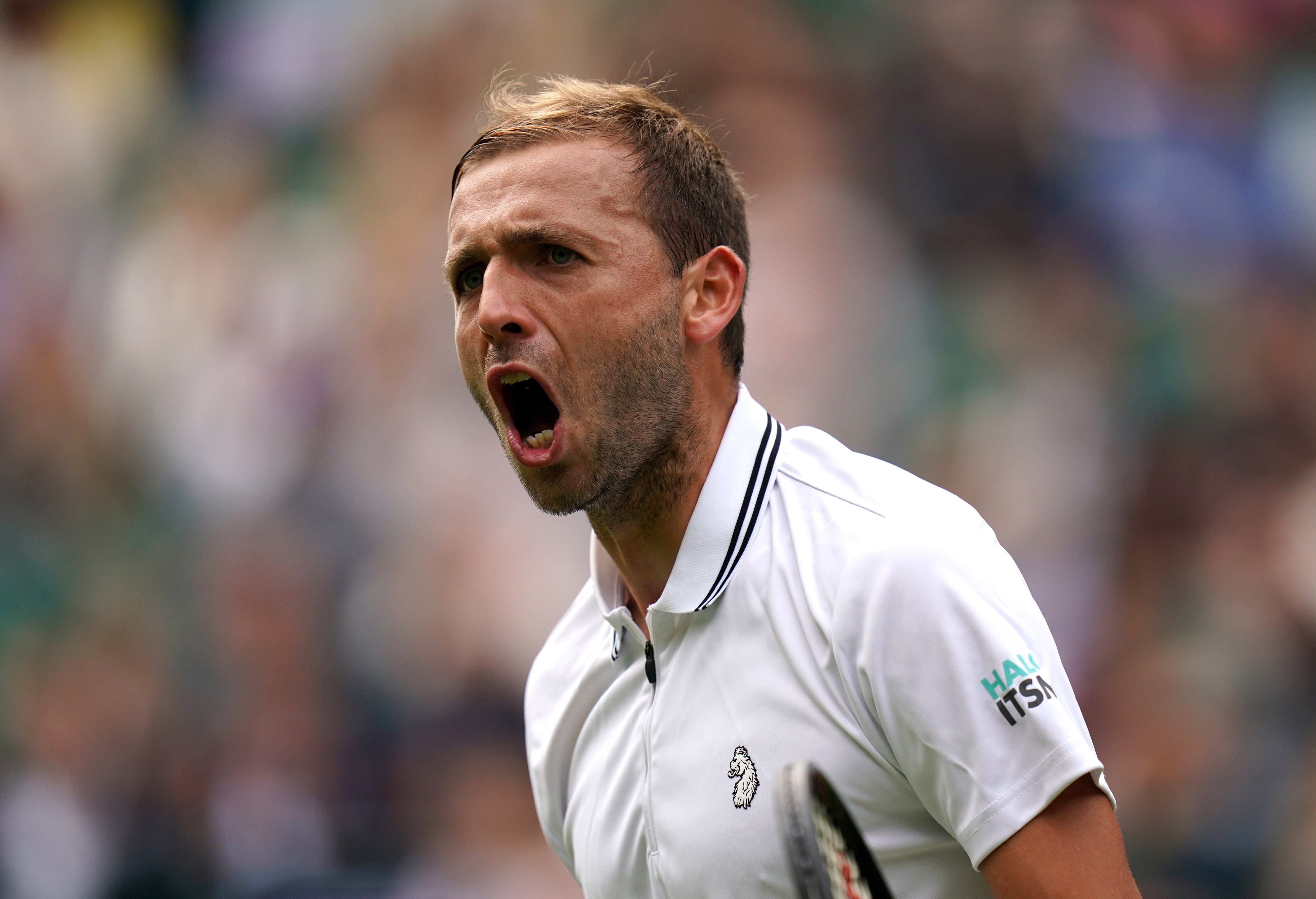 Dan Evans was in fine form as he booked his place in the third round of Wimbledon