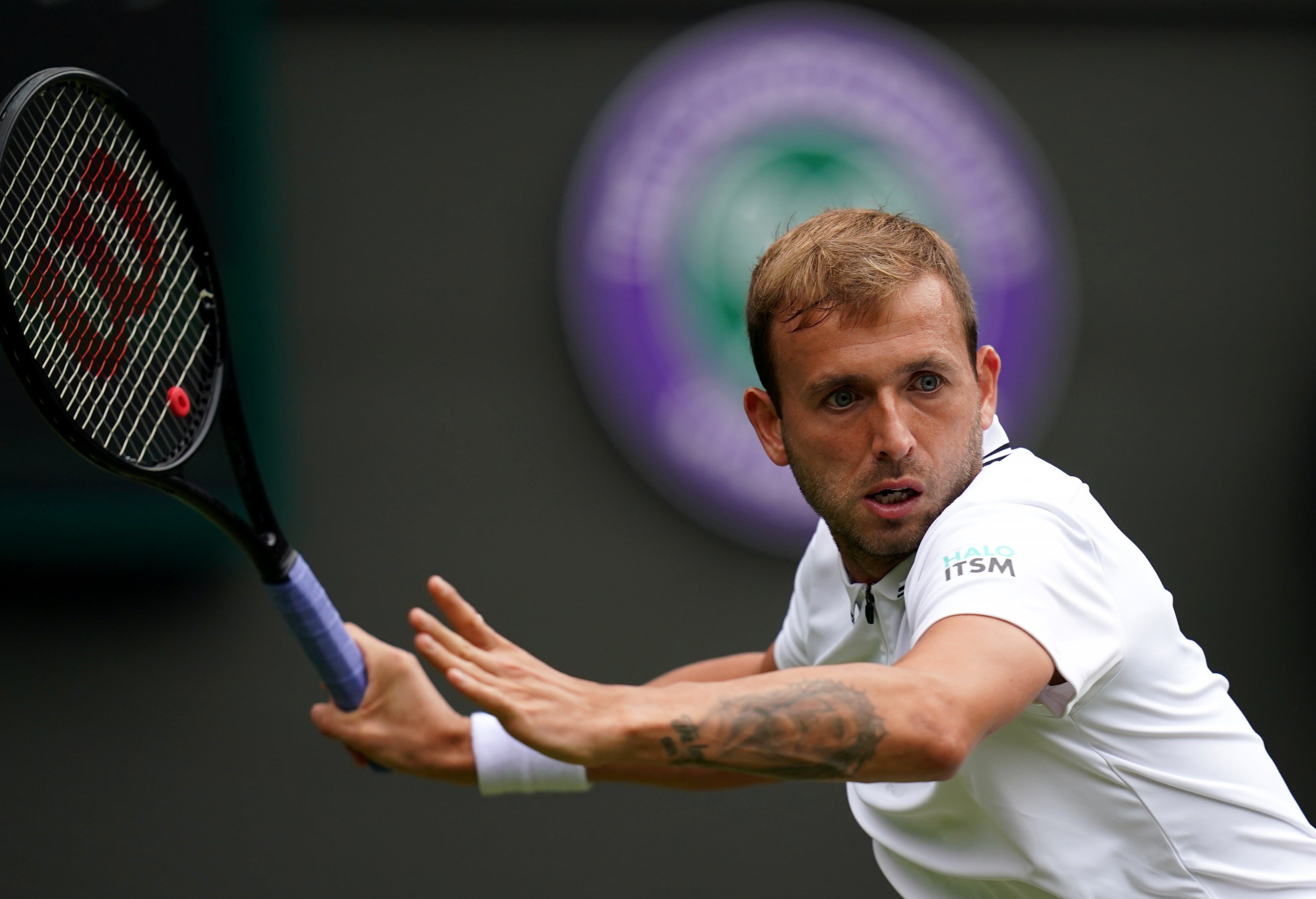 Dan Evans impressed on his way to the third round at Wimbledon
