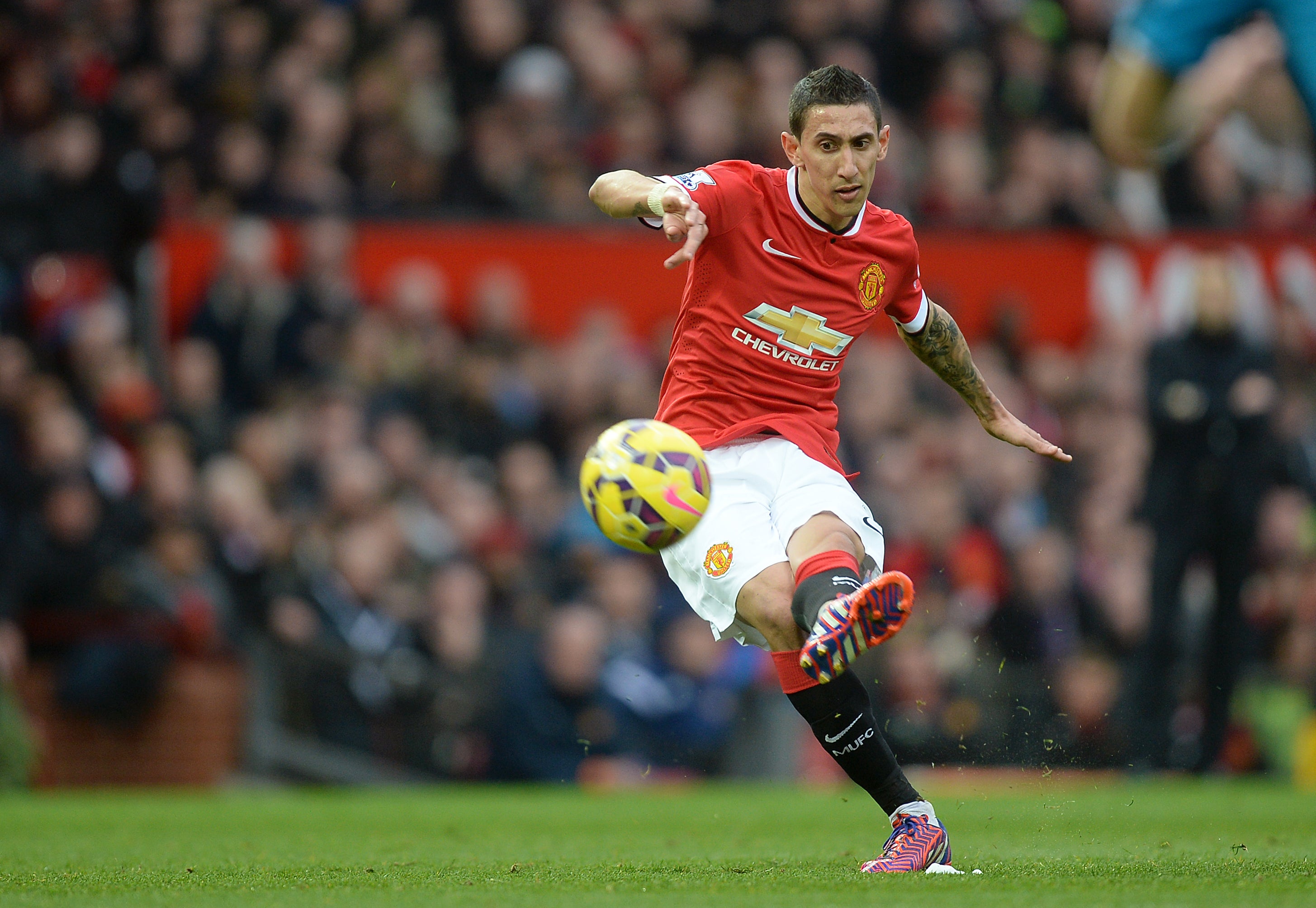 Angel Di Maria had only one season with United (Martin Rickett/PA).