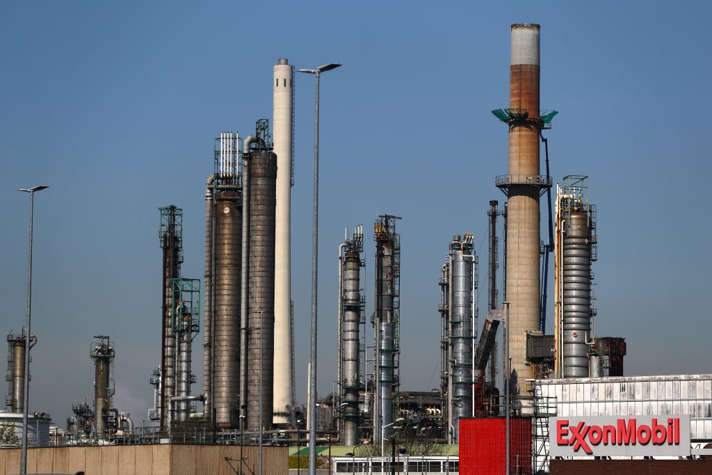 Exxon Mobil refinery in the Port of Rotterdam