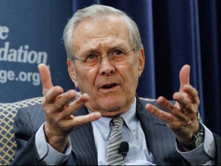 Donald Rumsfeld has died and people are sharing his ...