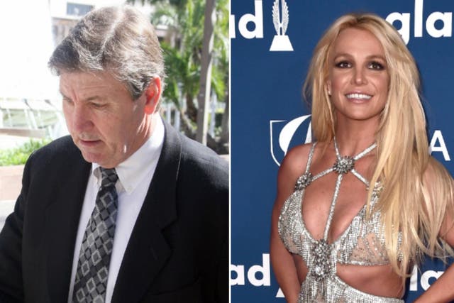 <p>Britney Spears and her father Jamie </p>