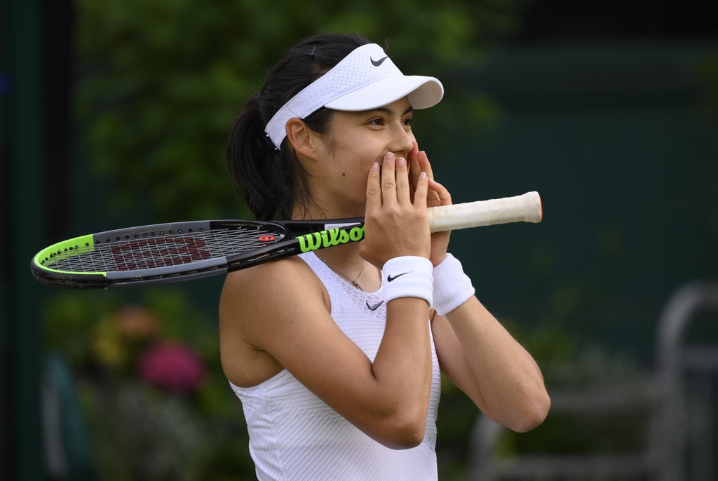 Emma Raducanu describes debut Wimbledon win as ‘surreal’