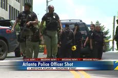 Atlanta mayor: 2 officers ambushed, 1 wounded; suspect dead