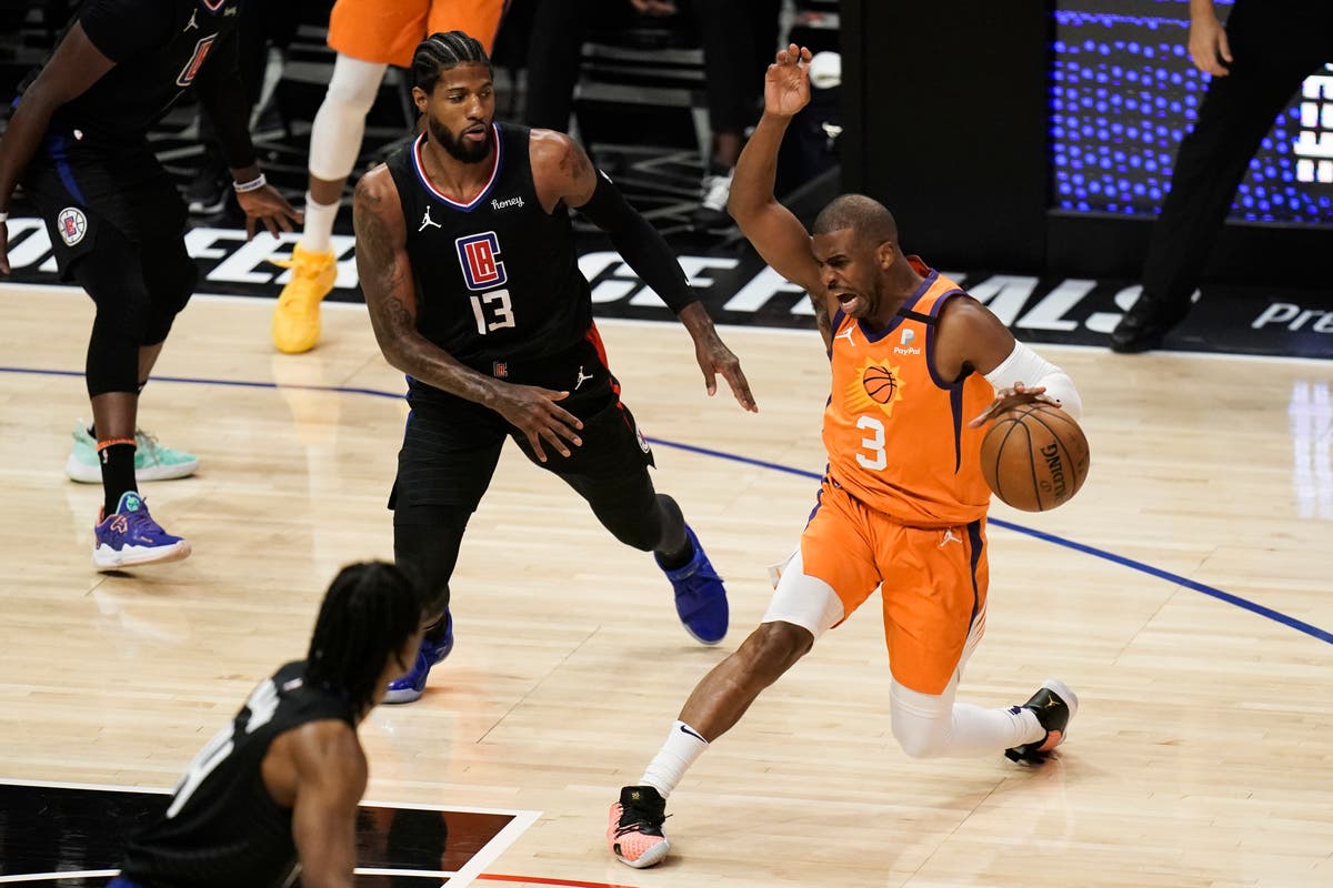 Phoenix Suns canter into NBA Finals with defeat of Los Angeles Clippers
