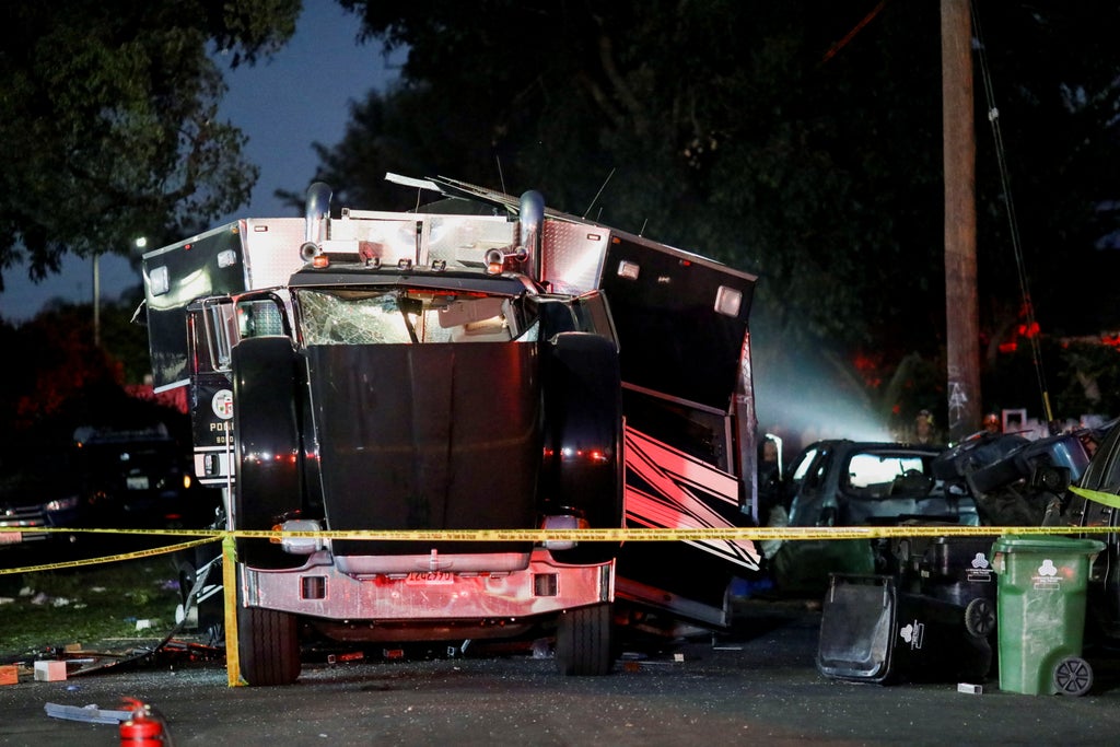 LAPD bomb squad illegal fireworks: 16 injured in LA police â€˜controlled explosionâ€™