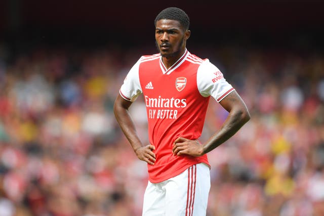 <p>Arsenal player Ainsley Maitland-Niles</p>
