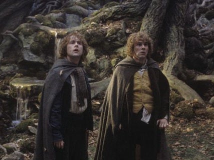 Dominic Monaghan and Billy Boyd in ‘The Lord of the Rings: The Two Towers'