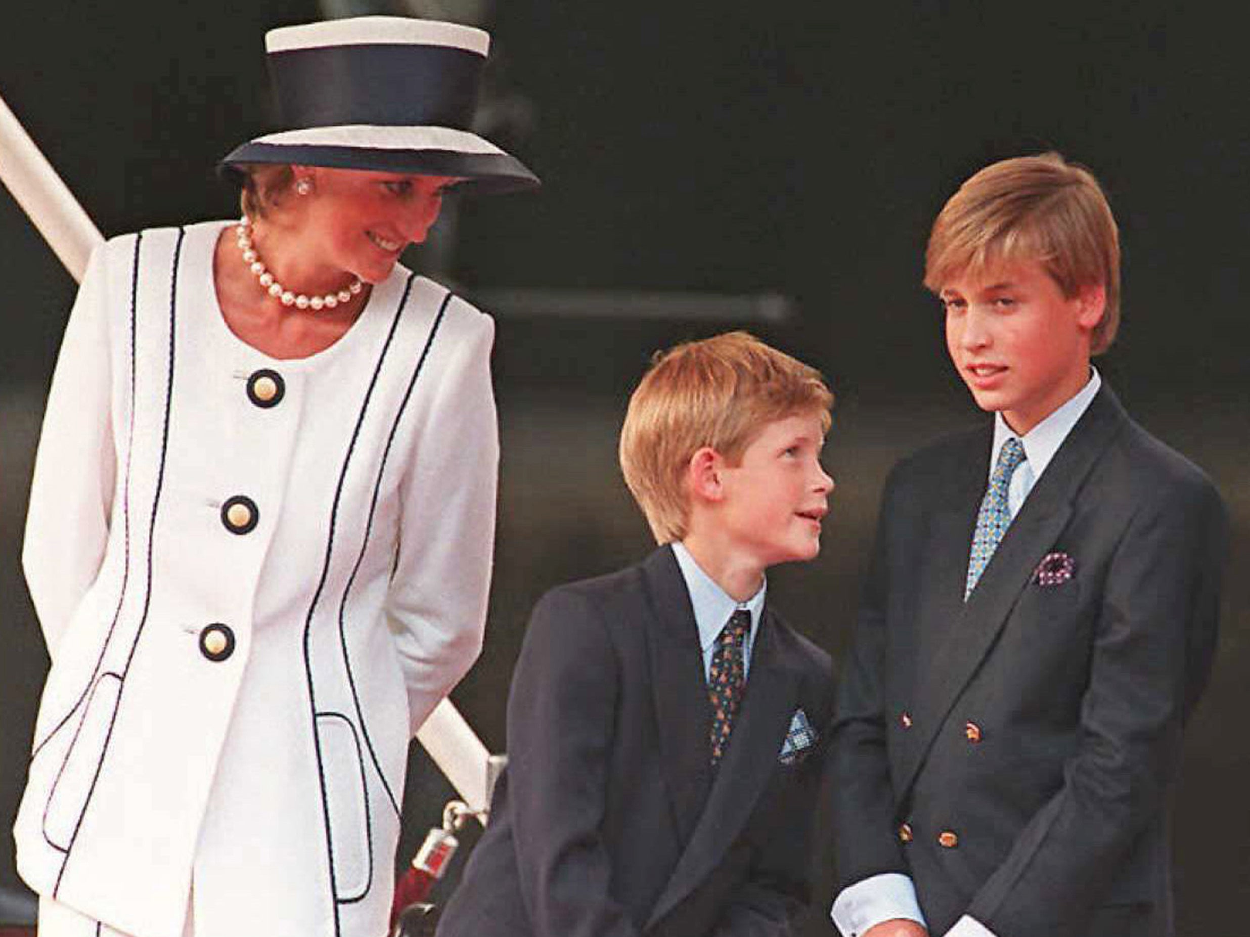 Princess Diana, Prince Harry and Prince Willam