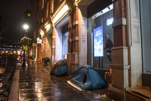 <p>Homelessness affects people across the capital</p>