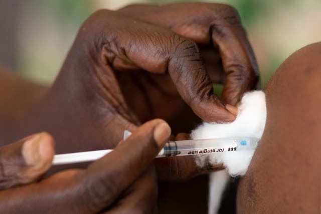 <p>Uganda’s vaccination campagin has been slow due to lack of shots through the COVAX scheme </p>