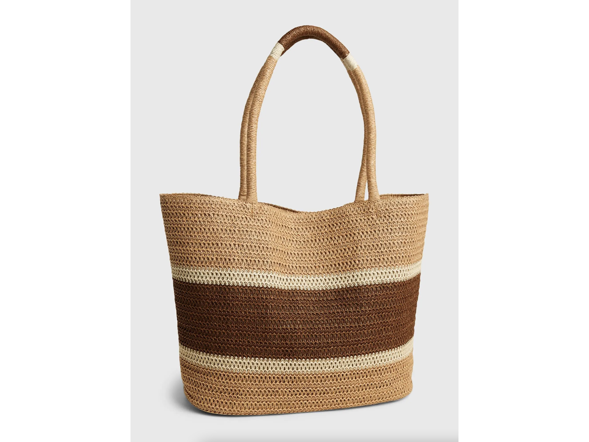 Gap straw tote bag: Was £39.95, now £27.96, Gap.co.uk