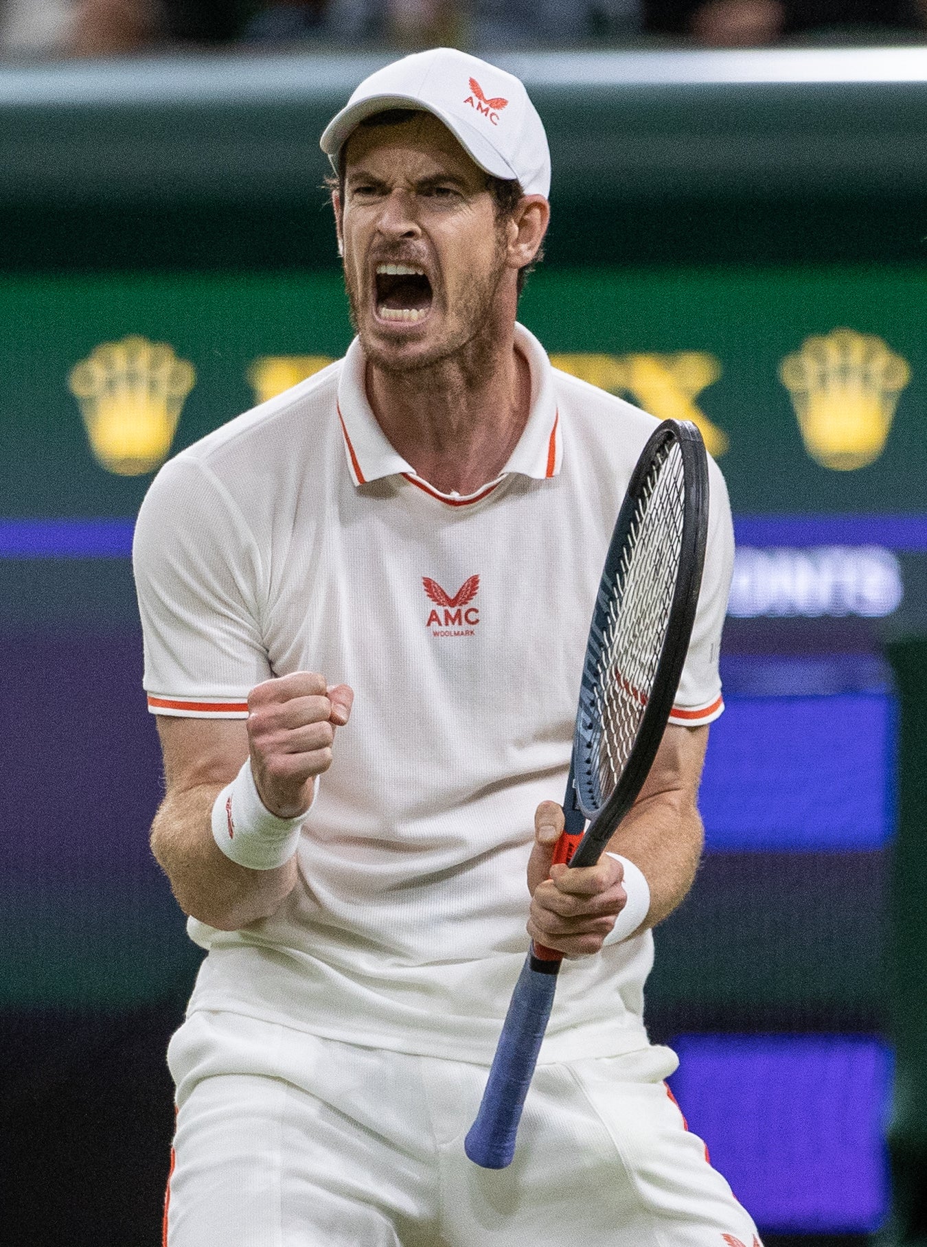 Andy Murray was in feisty form against Oscar Otte