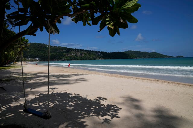 <p>Phuket’s beaches have been deserted since the pandemic decimated Thailand’s travel sector </p>