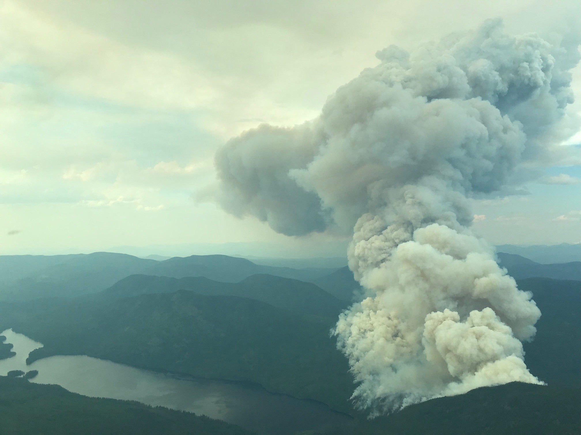 The scorching heat stretching to Canada's Arctic territories has been blamed on a high-pressure "heat dome" trapping warm air in the region