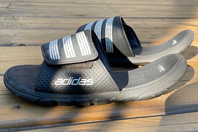 <p>Shoes shrank in the extreme temperatures</p>