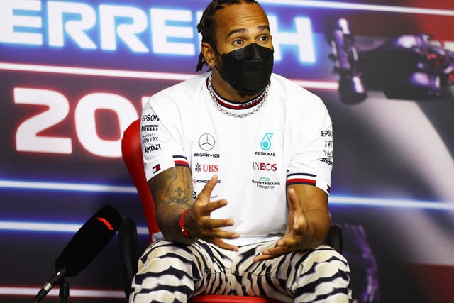 Lewis Hamilton is not worrying about Max Verstappen's title lead