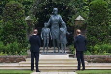 Princess Diana statue: Who are the children surrounding her?