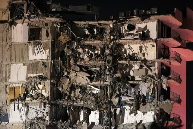 <p>A portion of the Florida condominium collapsed on 24 June</p>