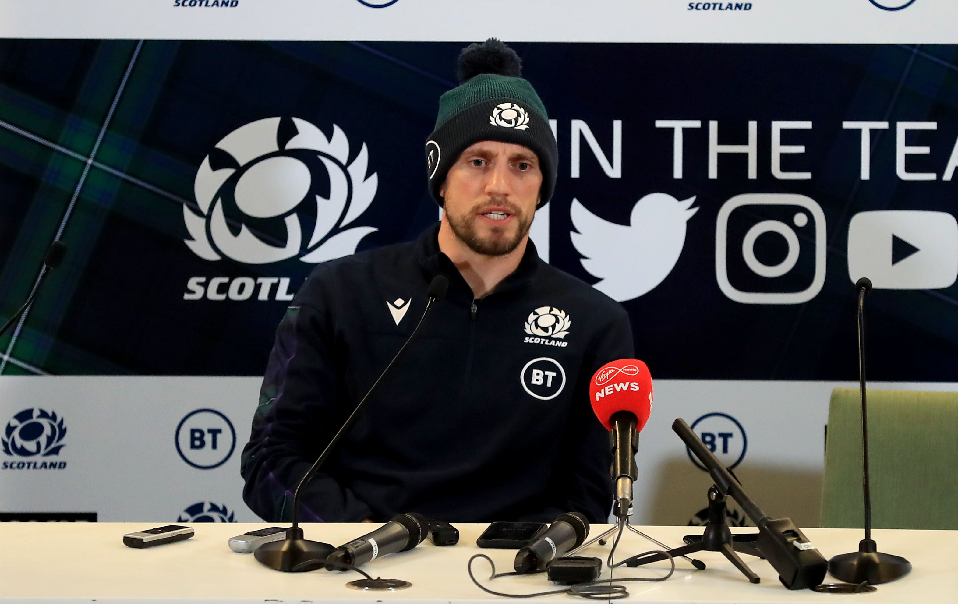 Scotland interim coach Mike Blair says it is "100 per cent the right decision" to cancel the Test match against Romania on July 10