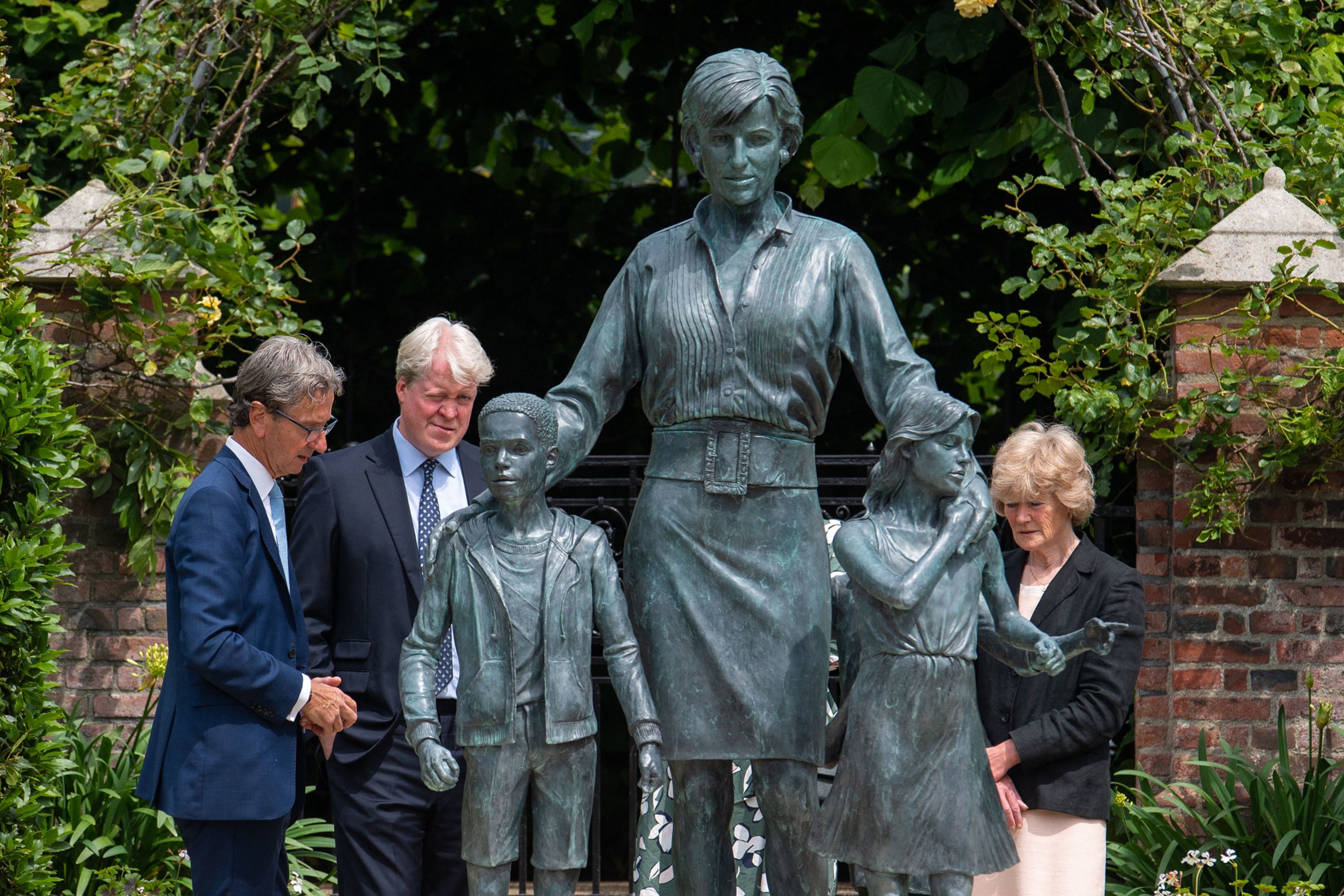 The earl was alongside the princes when they unveiled a statue to their mother at Kensington Palace in July 2021, an event he described as “a good day”