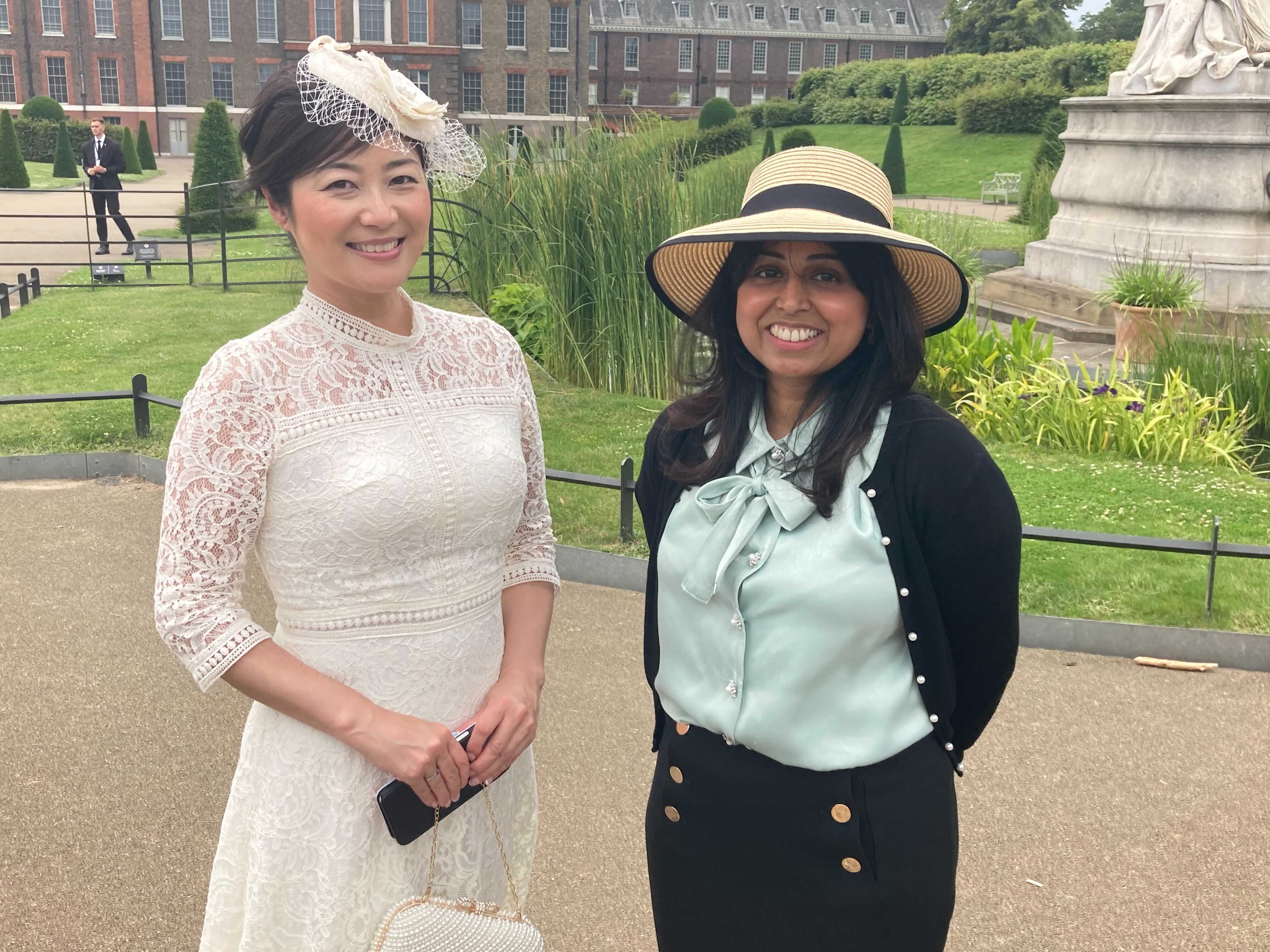 Kat Singam (right) pictured with friend Sanae Hanai said Princess Diana ‘makes you want to be a better person'