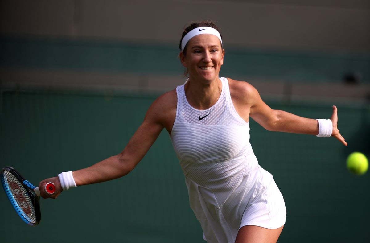 Victoria Azarenka Delivers 13 Word Press Conference After Wimbledon Defeat The Independent