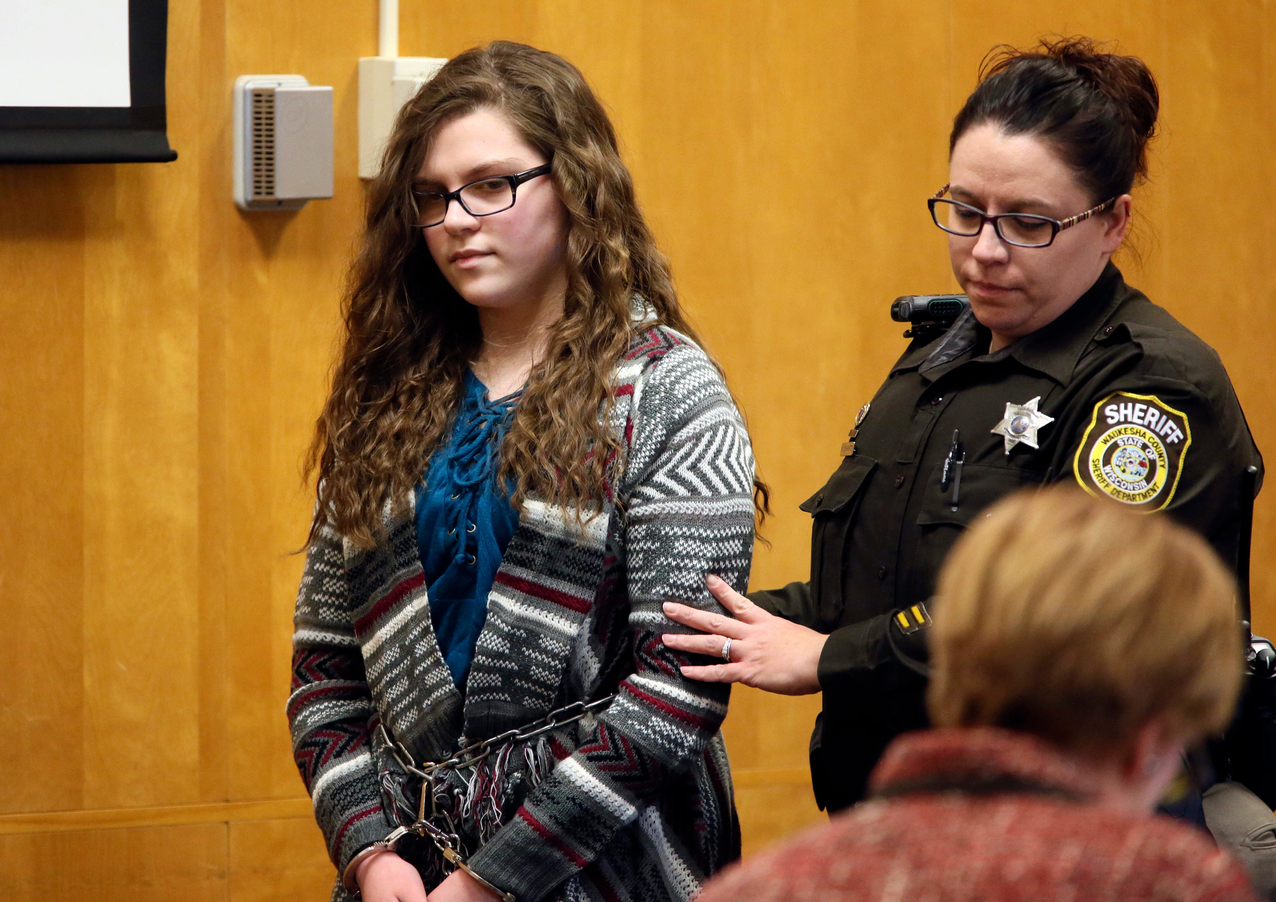 Anissa Weier, 19, was sentenced in 2017 to 25 years in a mental health insitution for the Slenderman-inspired stabbing