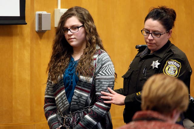 <p>Anissa Weier, 19, was sentenced in 2017 to 25 years in a mental health insitution for the Slenderman-inspired stabbing</p>