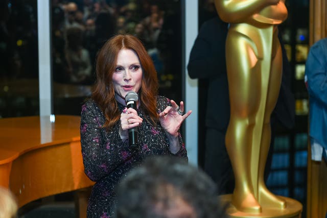 <p>File image: Julianne Moore attends The Academy Of Motion Picture Arts & Sciences party in 2019 </p>