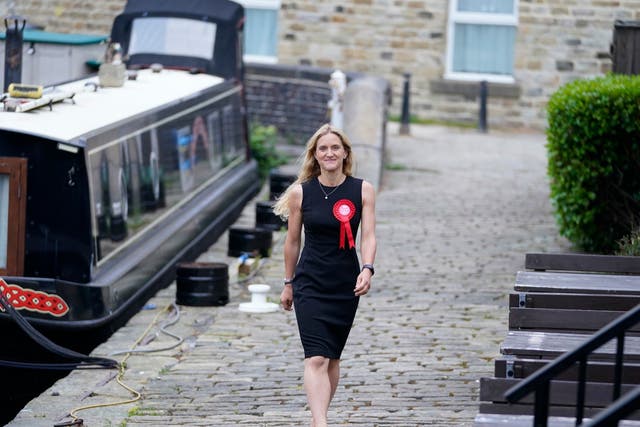 <p>Kim Leadbeater, a strong local candidate, who won what should have been a Conservative seat</p>