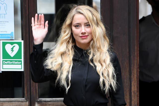 <p>File image: Amber Heard at the Royal Courts of Justice, the Strand on 28 July 2020 in London, England</p>