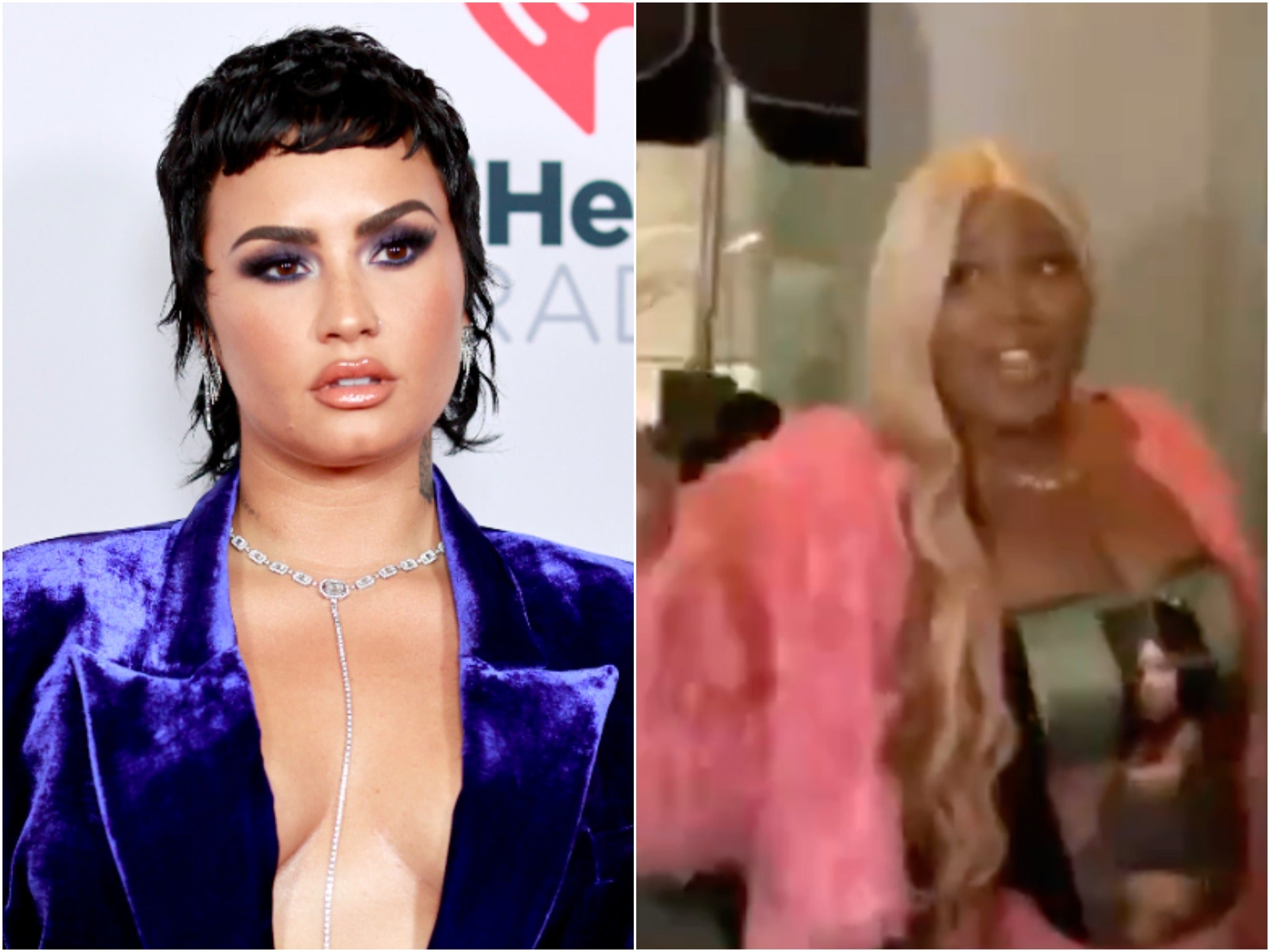 <p>Demi Lovato Lizzo</p>