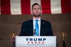 Eric Trump has on-air meltdown after father’s company charged with tax crimes