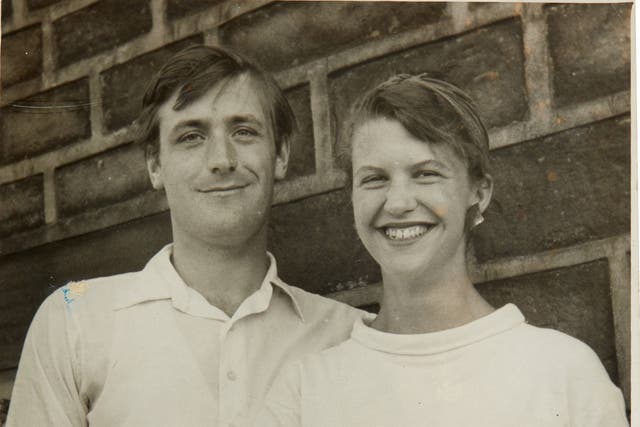 <p>Undated photo of poets Ted Hughes and Sylvia Plath</p>