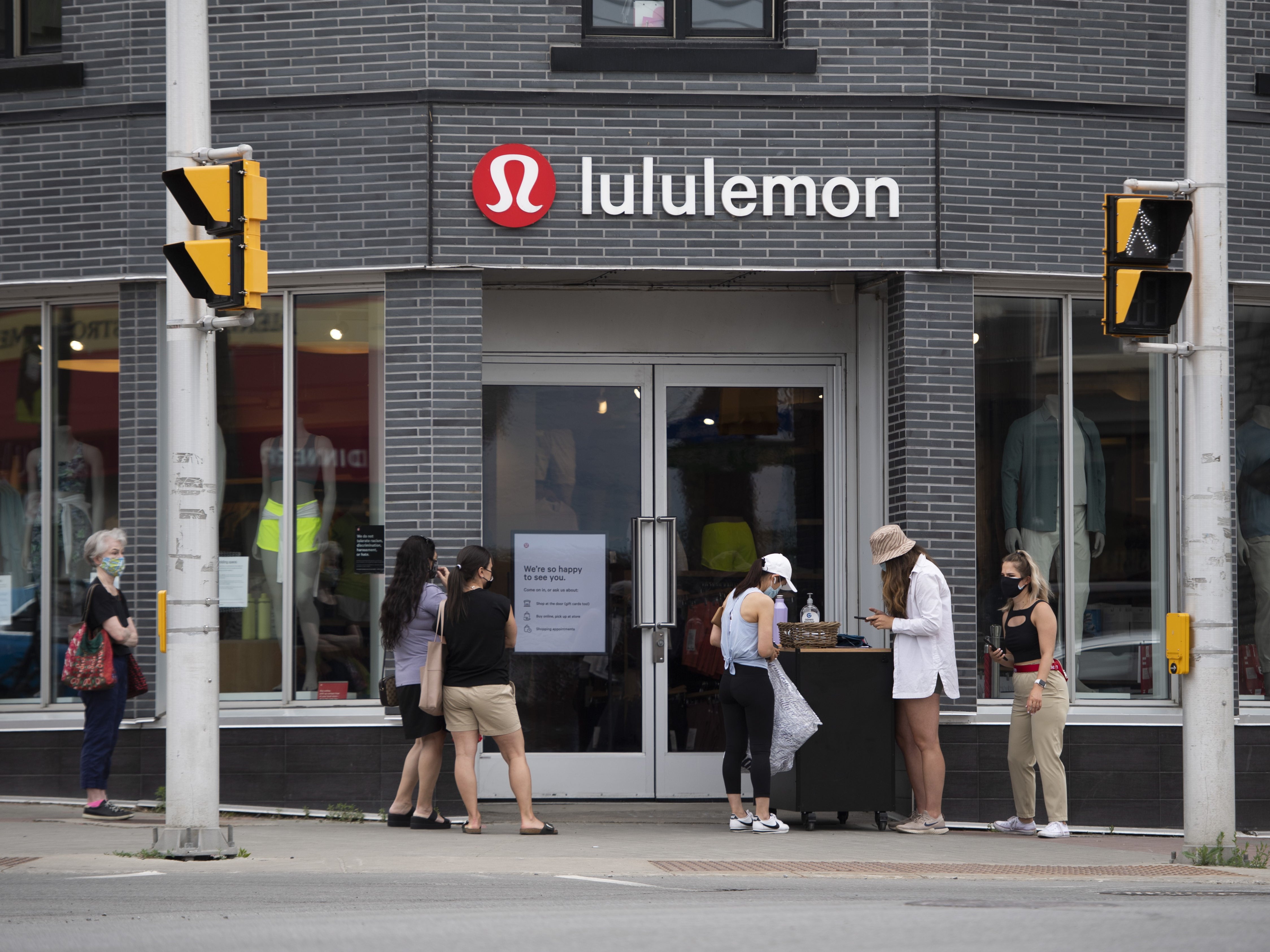 Lululemon store in Canada