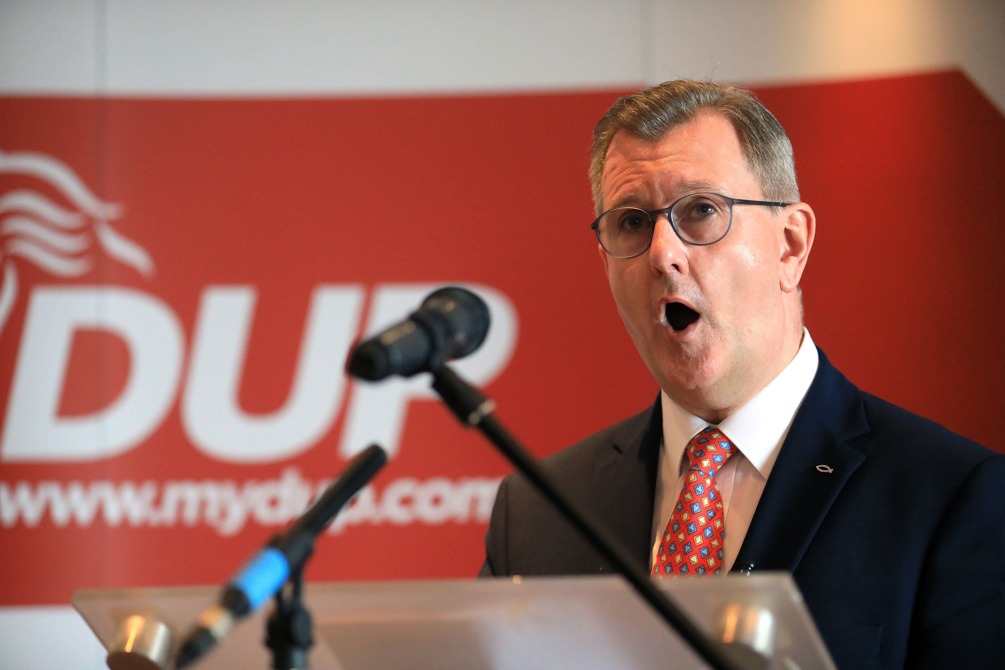 Newly elected Democratic Unionist Party (DUP) leader Sir Jeffrey Donaldson said it was ‘ right to apologise when we have said things that have been hurtful'