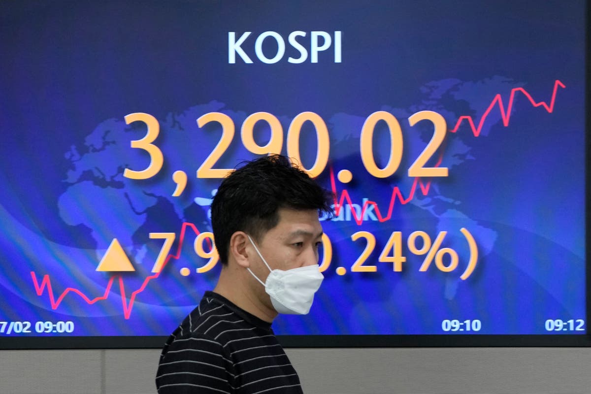 Global shares rise, China falls after tough talk from Xi