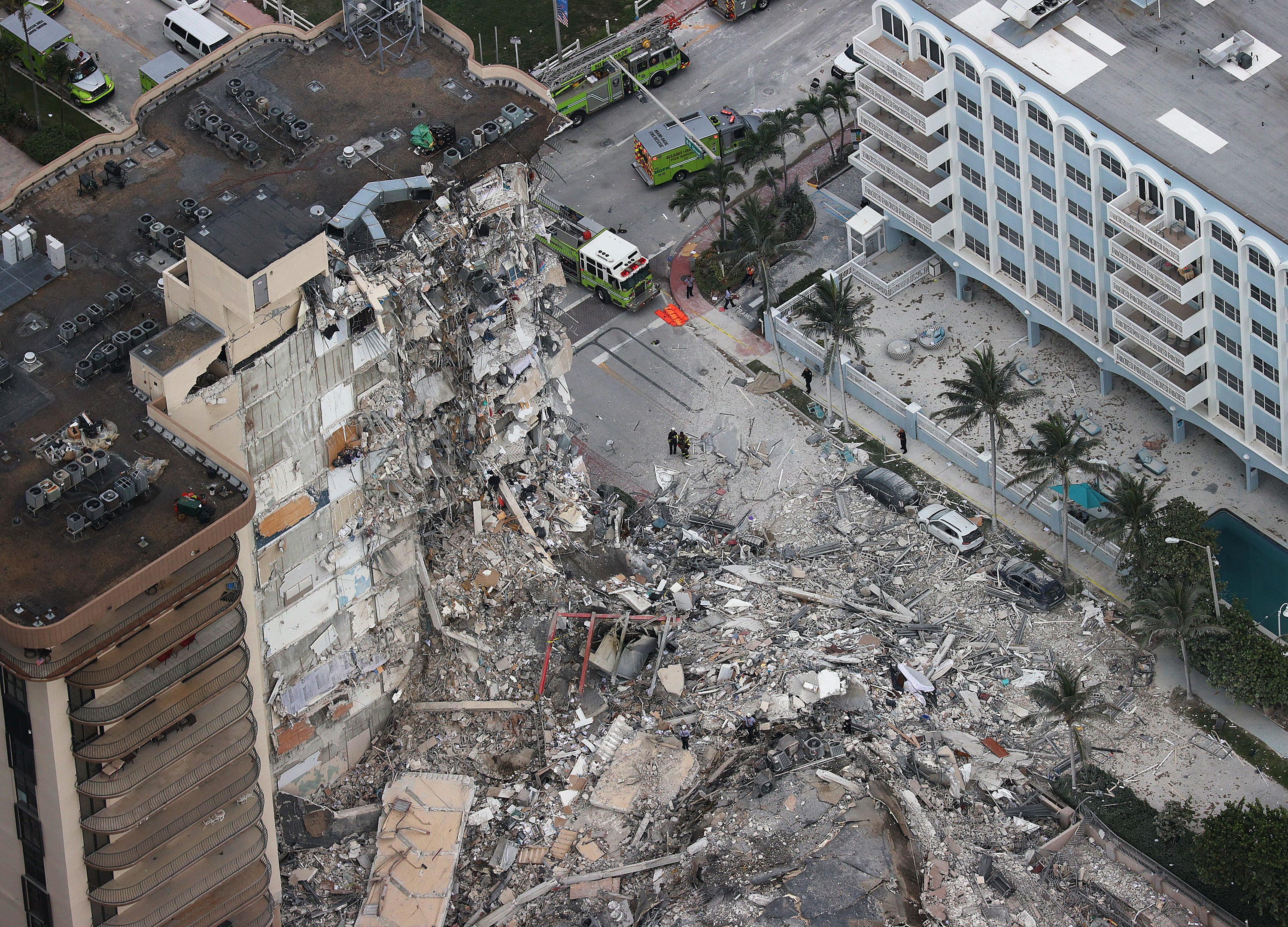 Part of the Champlain Towers collapsed on 24 June
