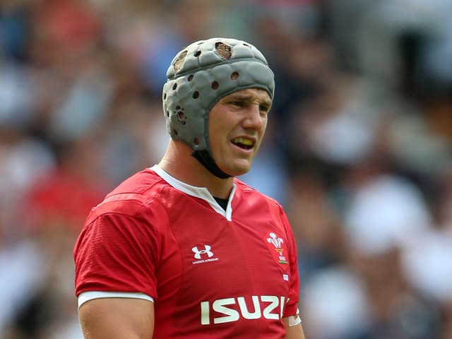 <p>Wales centre Jonathan Davies in action</p>