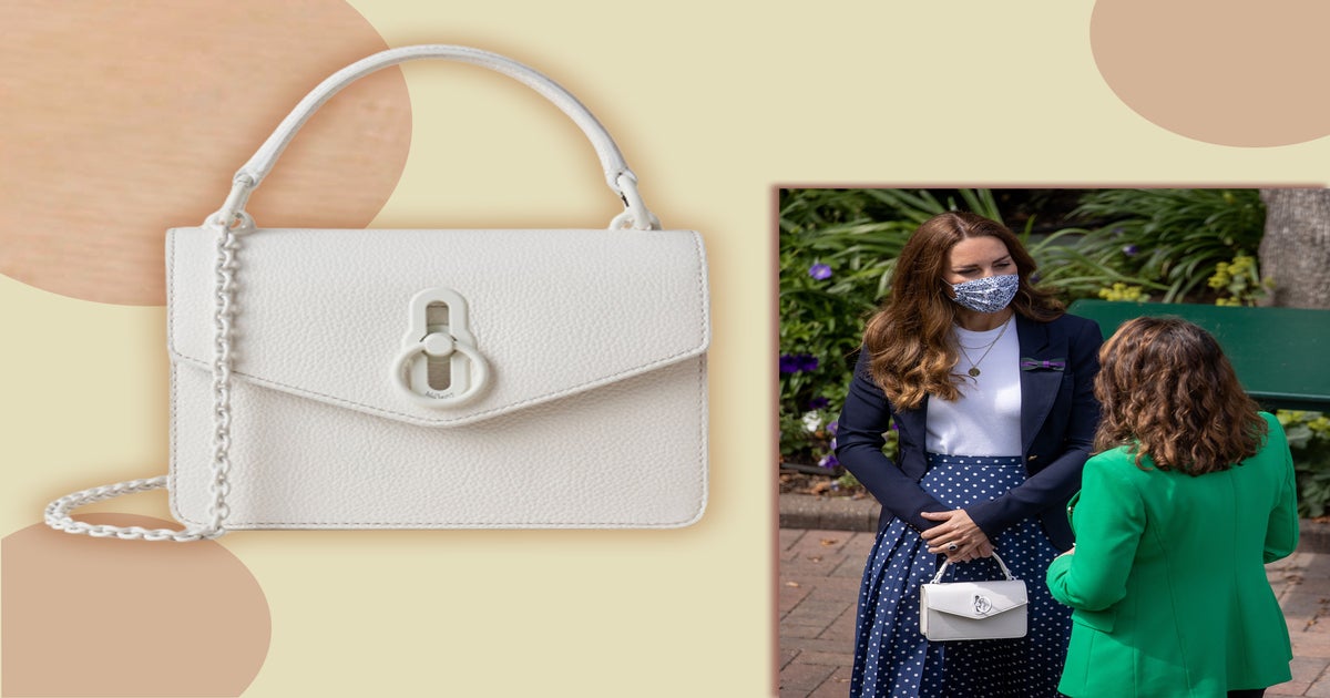 Kate Middleton wows at Wimbledon in polka dots & a Mulberry bag