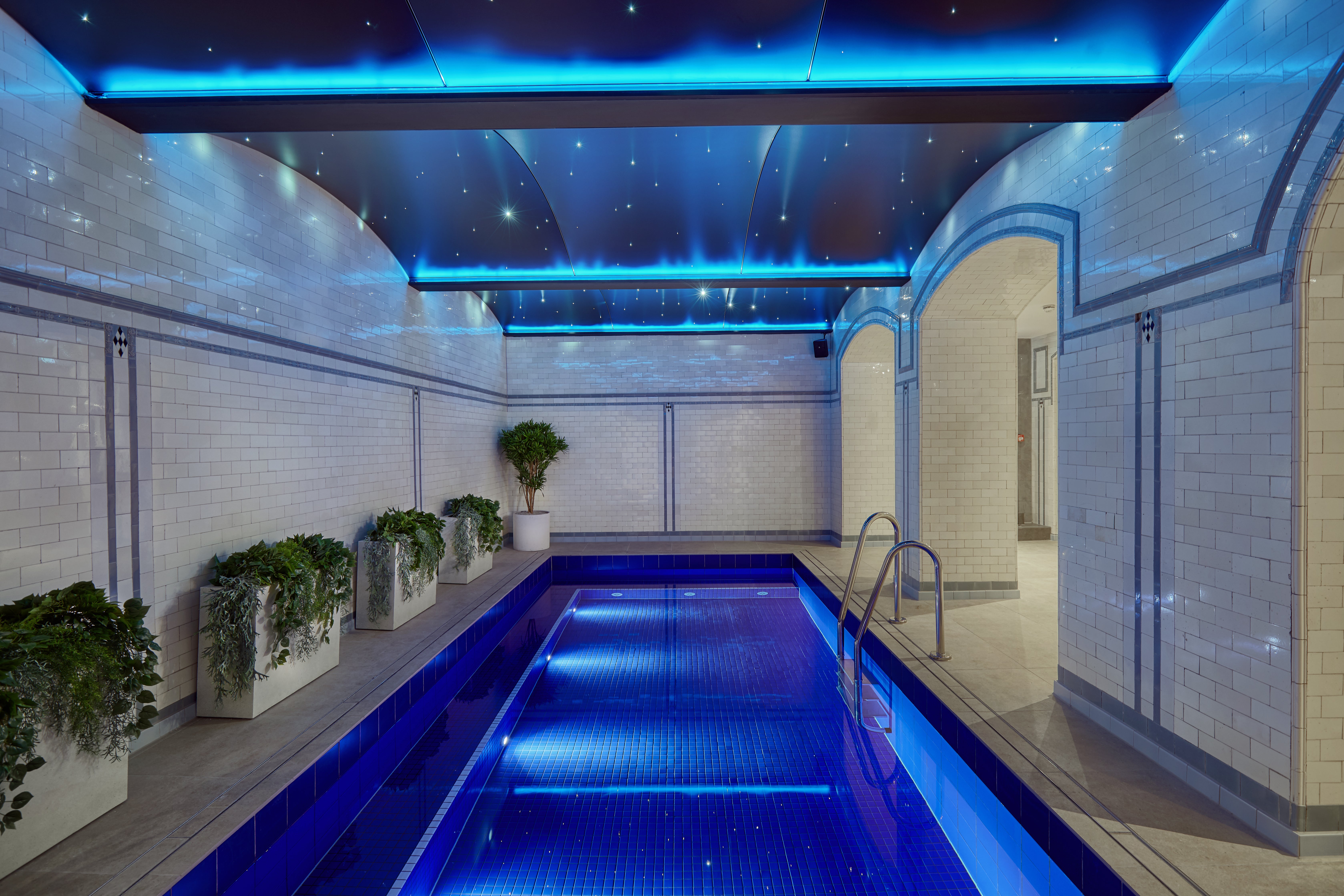 A relaxation pool at Buxton Crescent
