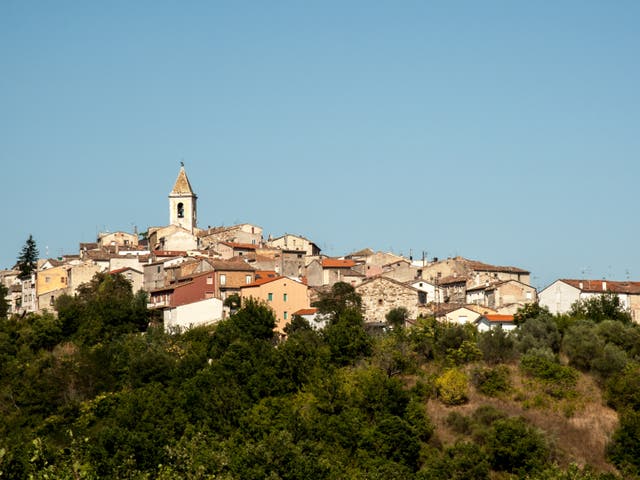 <p>A view of the historic centre of San Giovanni in Galdo</p>