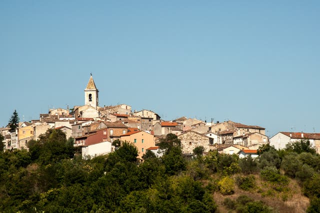 <p>A view of the historic centre of San Giovanni in Galdo</p>