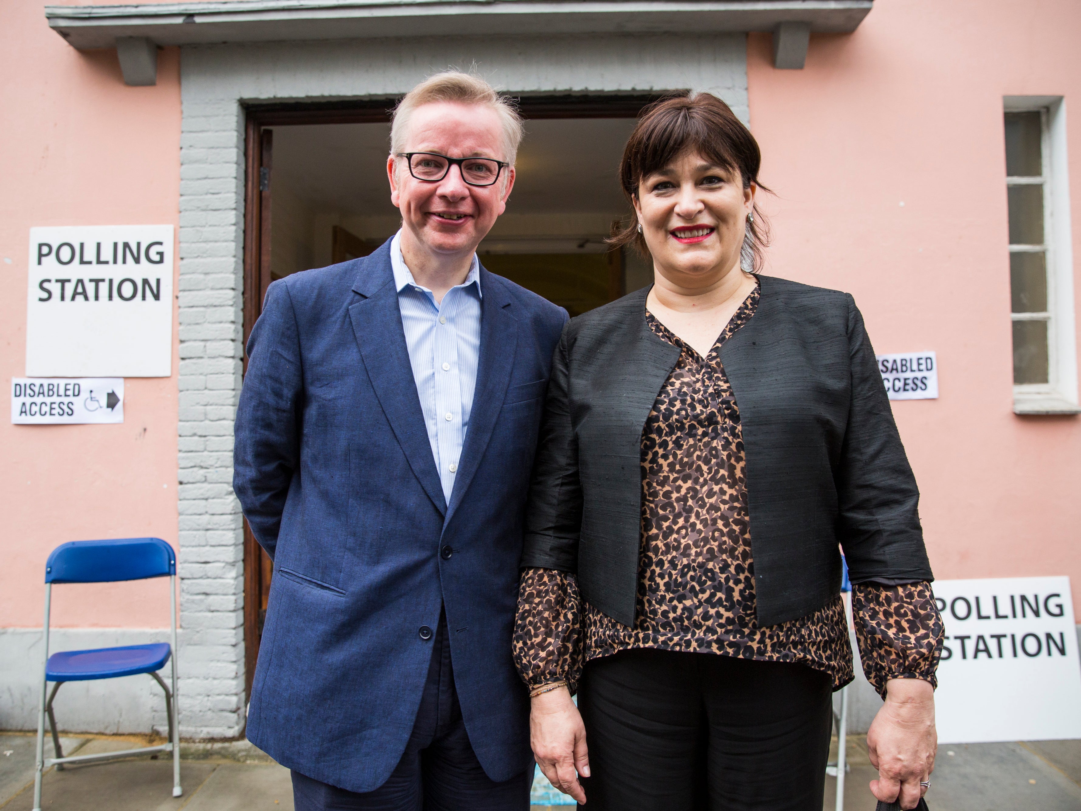Michael Gove and Sarah Vine pictured together in 2016