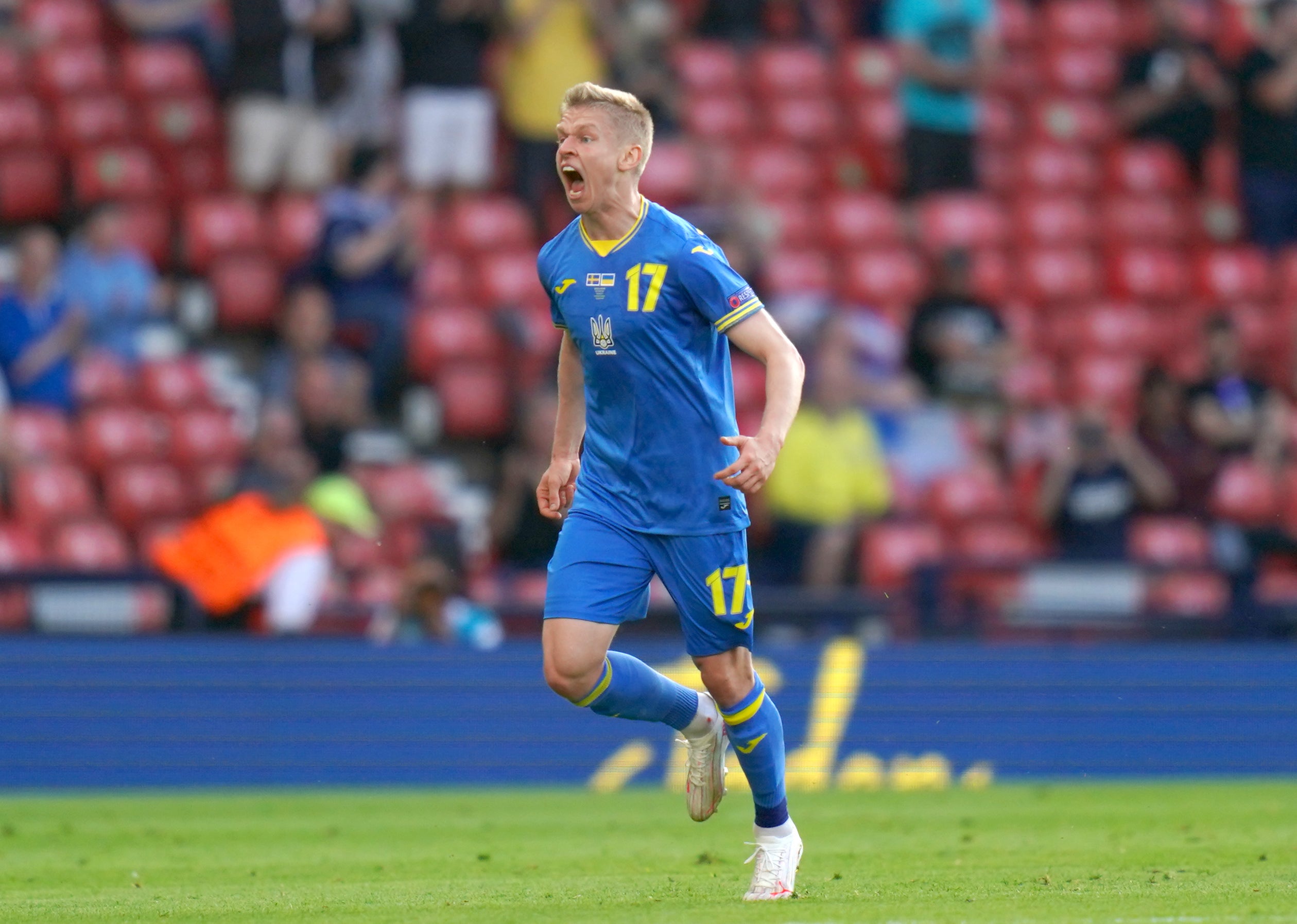 <p>Oleksandr Zinchenko is ready for a tough game against England</p>