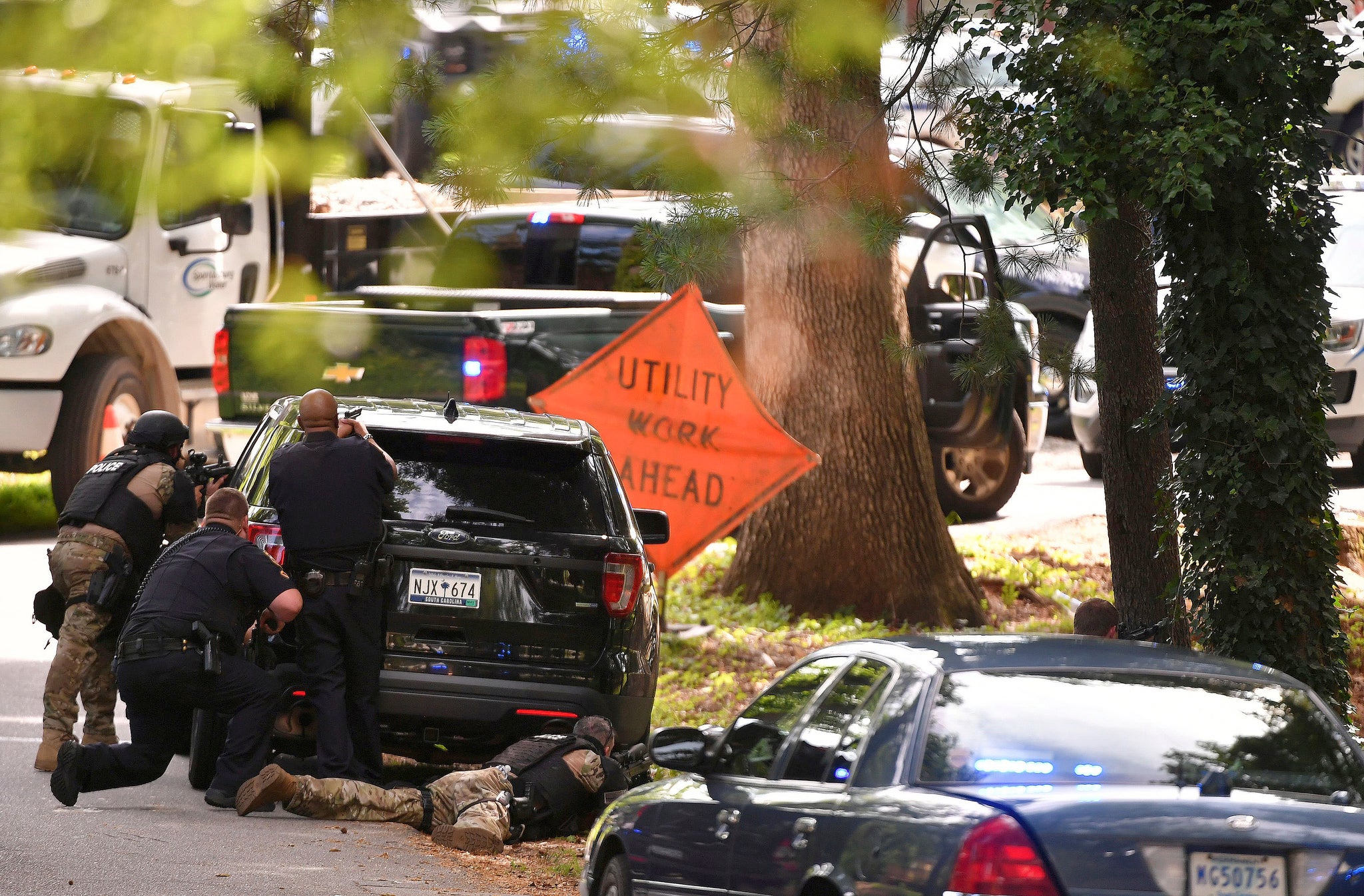 Water System Workers Shot