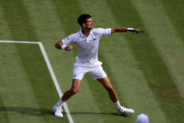 <p>Novak Djokovic beat Denis Kudla in three sets</p>