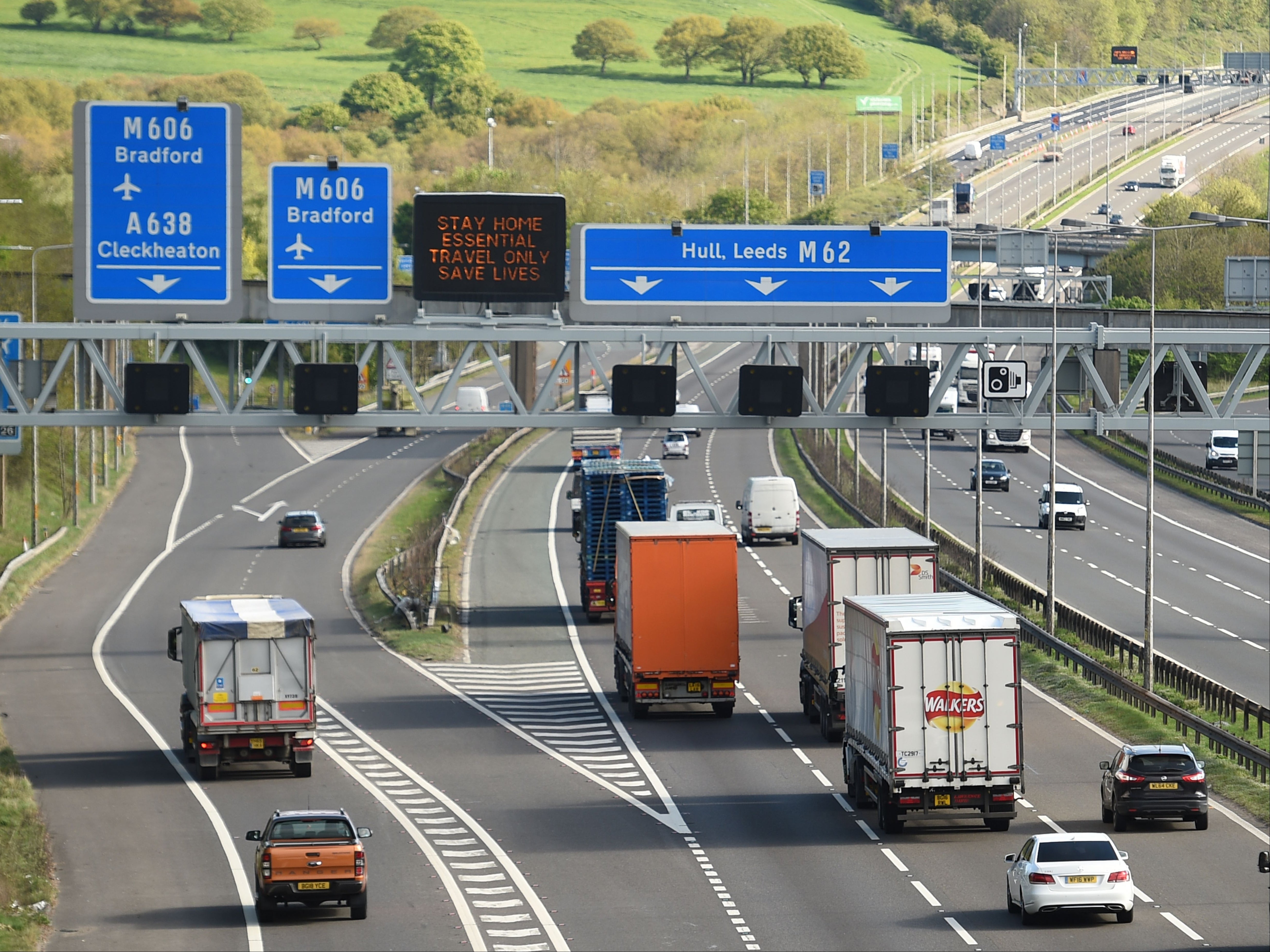 Phillip Dodd was caught by the same set of speed cameras on a stretch of the M62