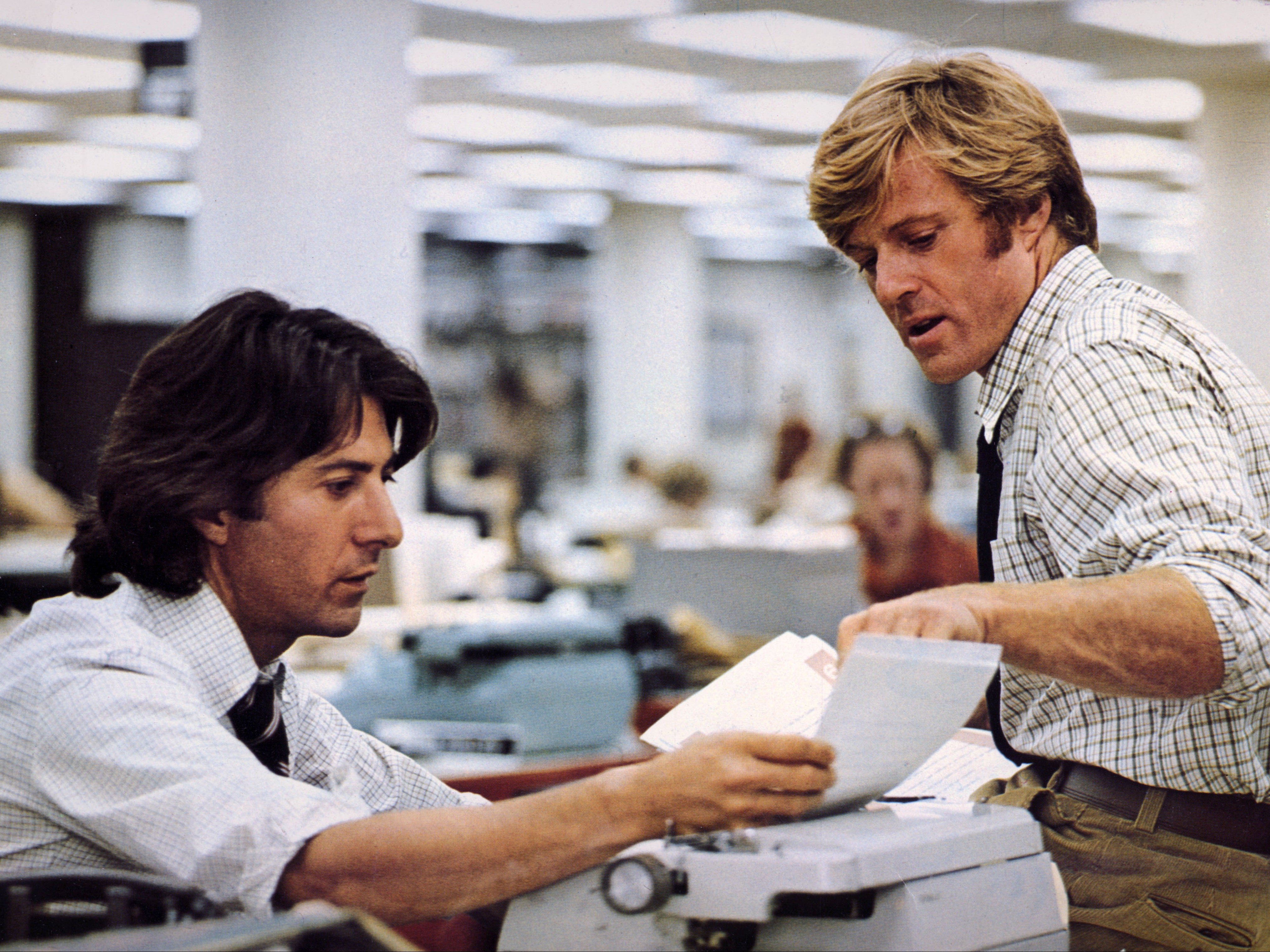 Robert Redford and Dustin Hoffman in ‘All the President’s Men'